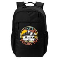 Funny I Hate Pulling Out Retro Vintage Mountains RV Camping Backpack