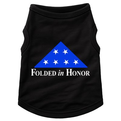 Folded In Honor Doggie Tank