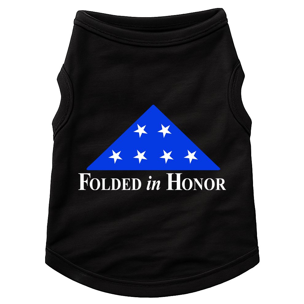 Folded In Honor Doggie Tank