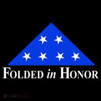 Folded In Honor Button
