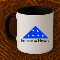 Folded In Honor Mug