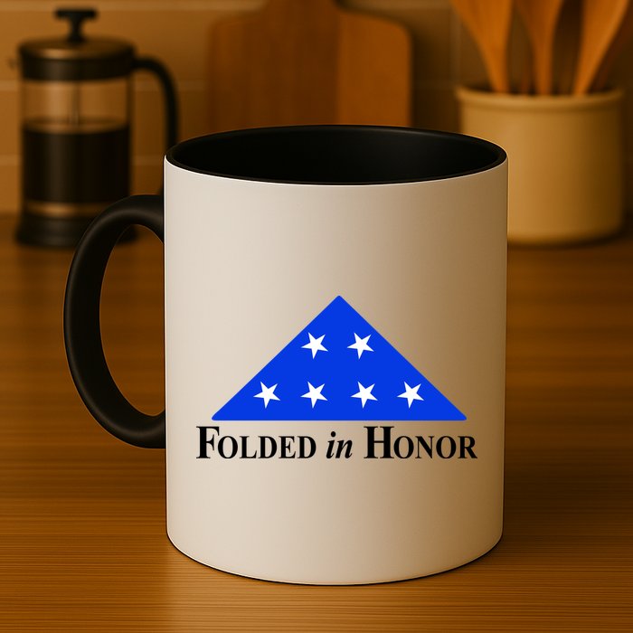 Folded In Honor Mug