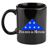 Folded In Honor 11oz C Handle Ceramic Mug