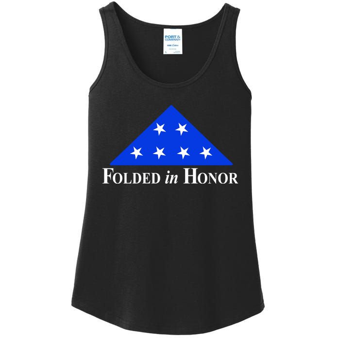 Folded In Honor Ladies Essential Tank