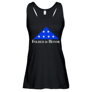 Folded In Honor Ladies Essential Flowy Tank