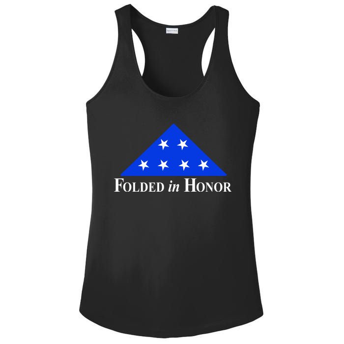 Folded In Honor Ladies PosiCharge Competitor Racerback Tank