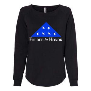 Folded In Honor Womens California Wash Sweatshirt