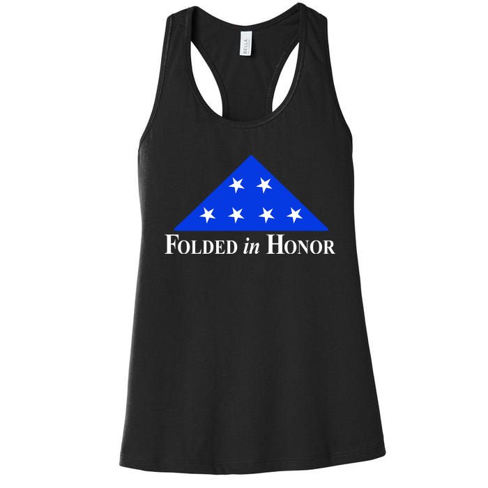 Folded In Honor Women's Racerback Tank