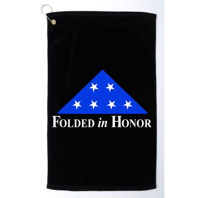 Folded In Honor Golf Towel