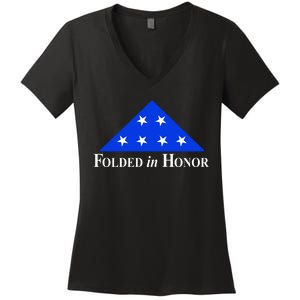 Folded In Honor Women's V-Neck T-Shirt