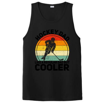 Funny Ice Hockey Dad Retro Novelty For Hockey Player Coach Cute Gift PosiCharge Competitor Tank