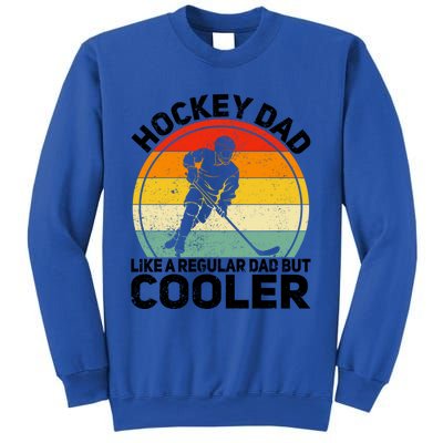 Funny Ice Hockey Dad Retro Novelty For Hockey Player Coach Cute Gift Sweatshirt