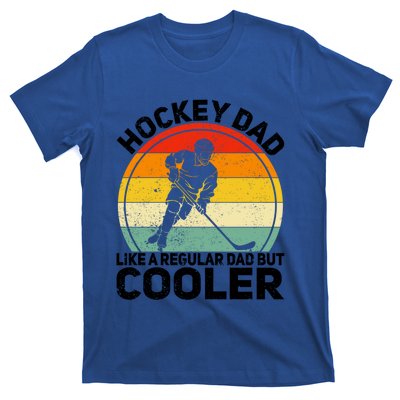 Funny Ice Hockey Dad Retro Novelty For Hockey Player Coach Cute Gift T-Shirt