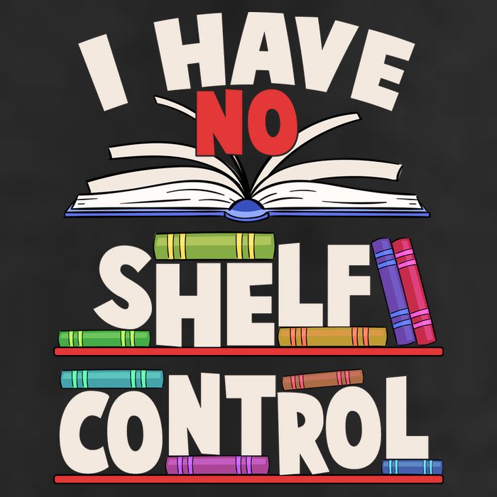 Funny I Have No Shelf Control Reading Fan Book Lover 11oz C Handle Ceramic Mug
