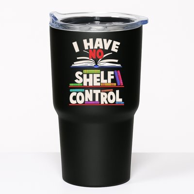 Funny I Have No Shelf Control Reading Fan Book Lover Tumbler