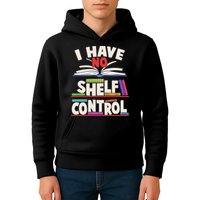 Funny I Have No Shelf Control Reading Fan Book Lover Kids Hoodie