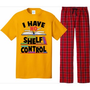 Funny I Have No Shelf Control Reading Fan Book Lover Pajama Set