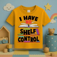 Funny I Have No Shelf Control Reading Fan Book Lover Toddler T-Shirt