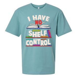 Funny I Have No Shelf Control Reading Fan Book Lover Sueded Cloud Jersey T-Shirt