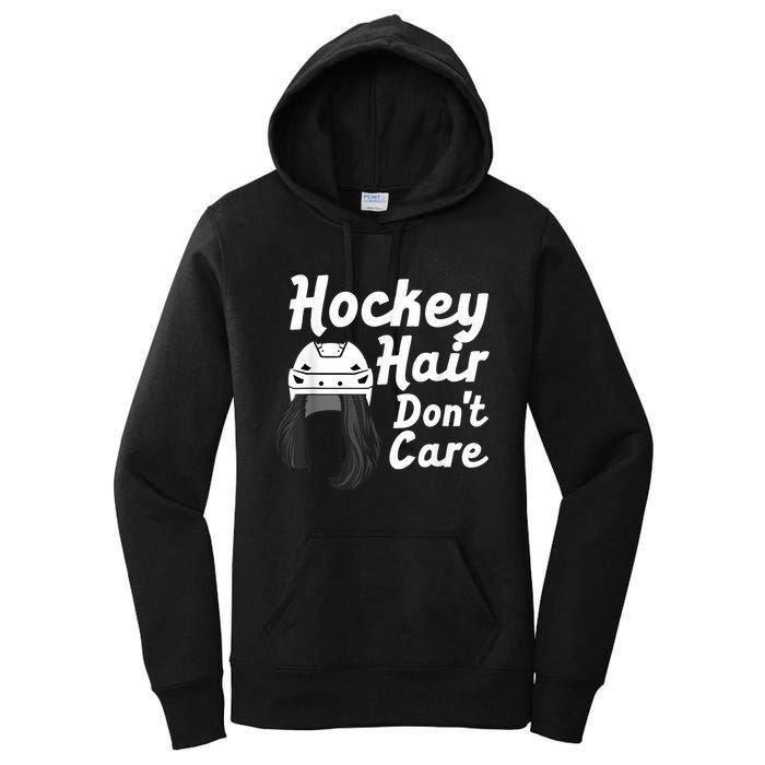 Funny Ice Hockey For Women Girls Field Hockey Helmet Hair Women's Pullover Hoodie