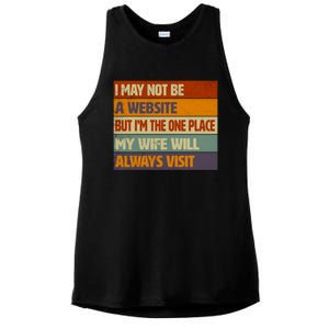 Funny Internet Husband Humor Quote For Him Funny Gift Ladies PosiCharge Tri-Blend Wicking Tank