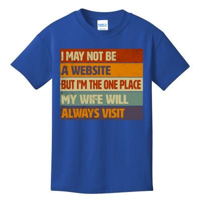 Funny Internet Husband Humor Quote For Him Funny Gift Kids T-Shirt