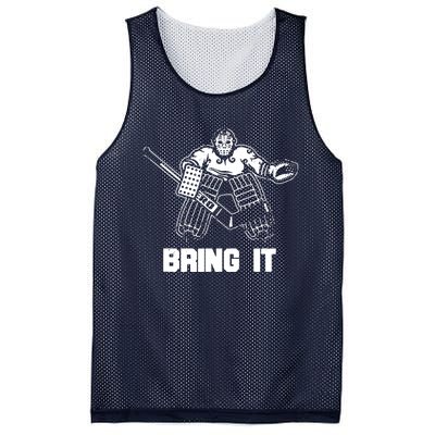 Funny Ice Hockey Player Gift Goalie Apparel Graphic Mesh Reversible Basketball Jersey Tank