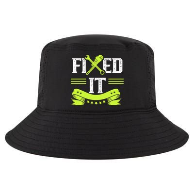 Fixed It Handy Mr Fix It Repair Fixing Tinkerer Gift Cool Comfort Performance Bucket Hat