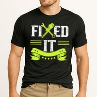 Fixed It Handy Mr Fix It Repair Fixing Tinkerer Gift Performance Shirt