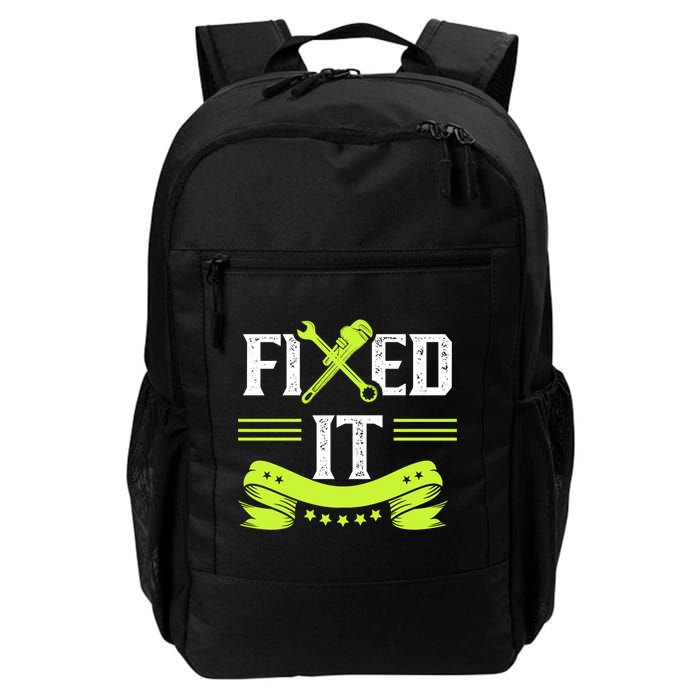 Fixed It Handy Mr Fix It Repair Fixing Tinkerer Gift Backpack
