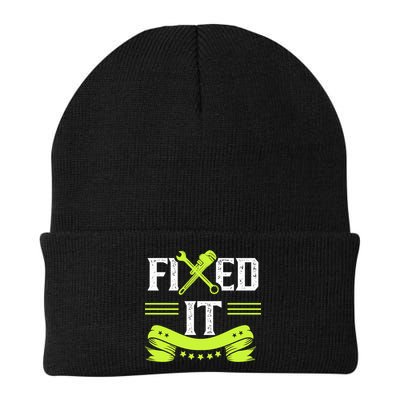 Fixed It Handy Mr Fix It Repair Fixing Tinkerer Gift Beanie