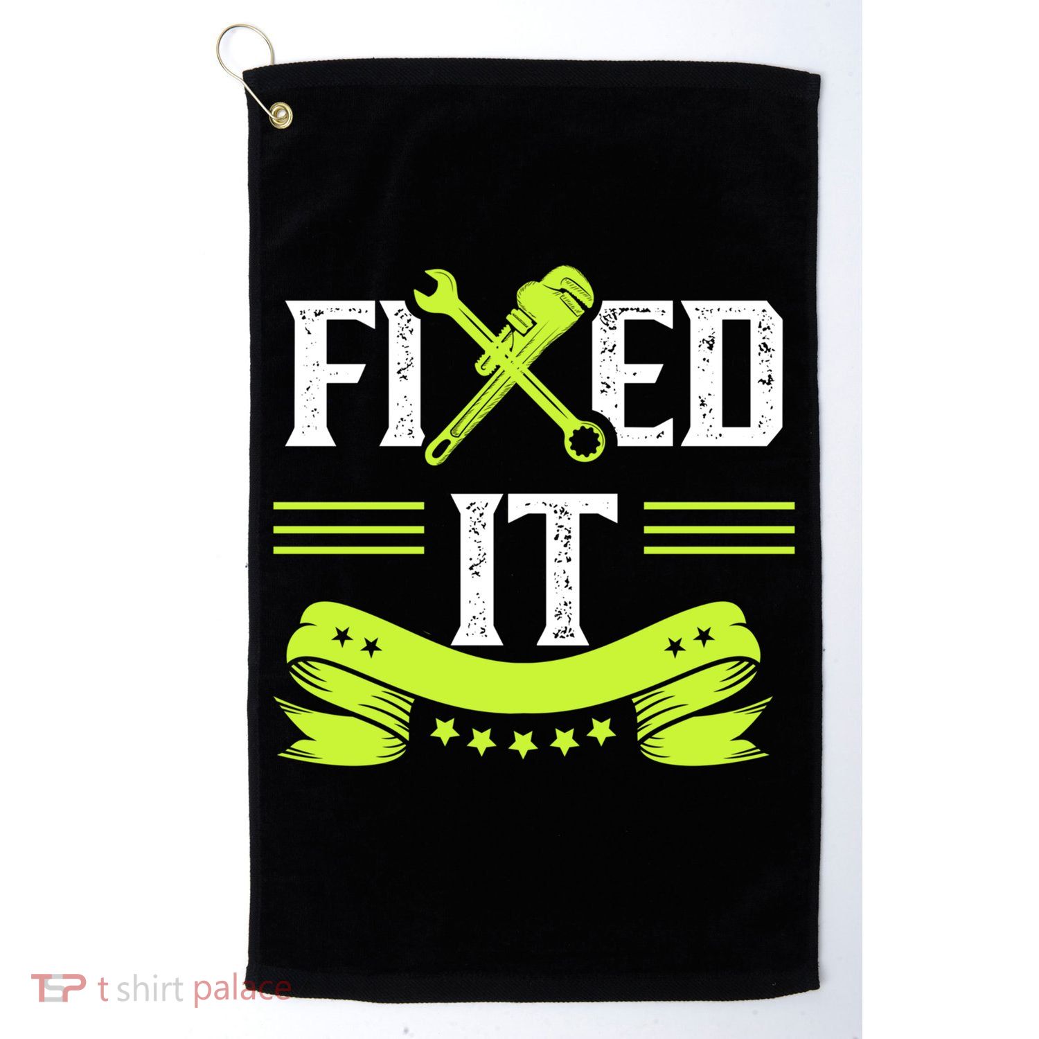 Fixed It Handy Mr Fix It Repair Fixing Tinkerer Gift Golf Towel