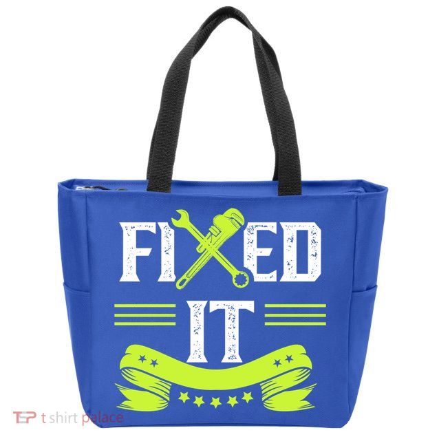 Fixed It Handy Mr Fix It Repair Fixing Tinkerer Gift Zip Tote Bag