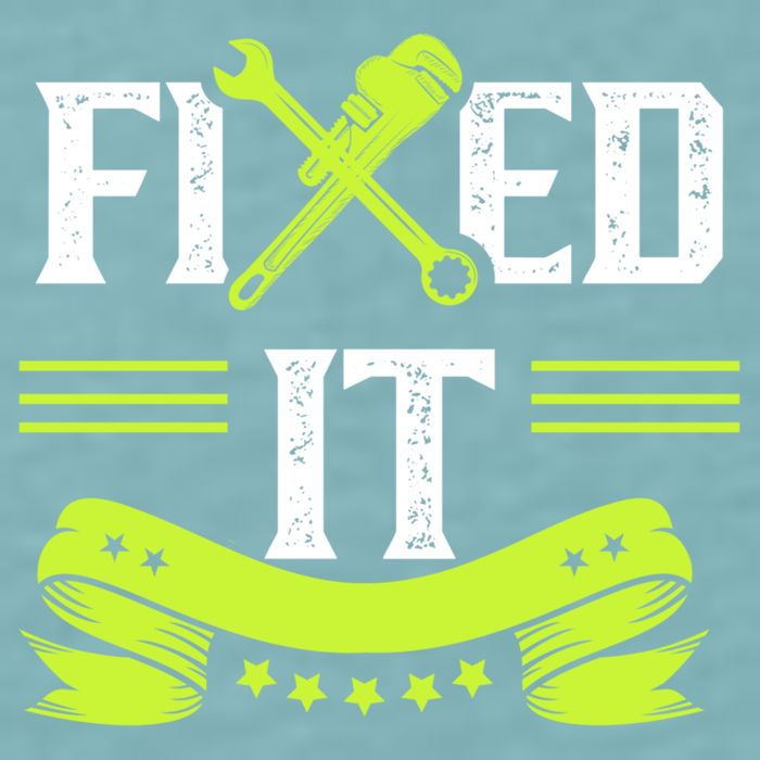 Fixed It Handy Mr Fix It Repair Fixing Tinkerer Gift Sueded Cloud Jersey T-Shirt