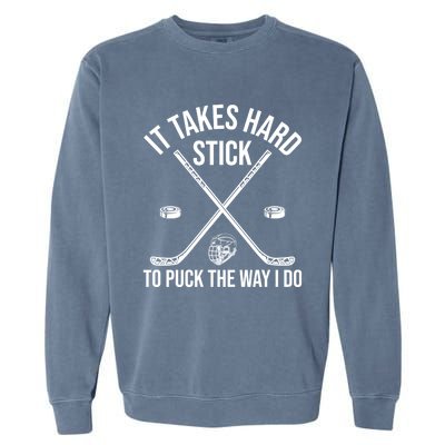 Funny Ice Hockey Player Penalty Box Great Gift Garment-Dyed Sweatshirt