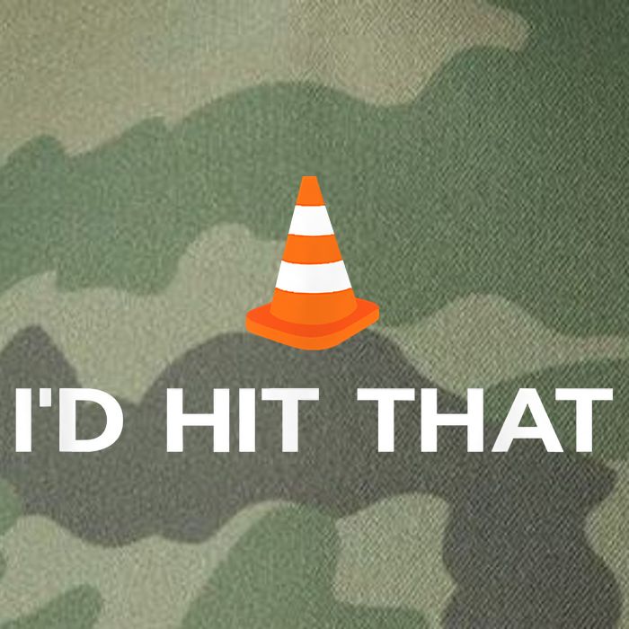 Funny I'd Hit That Traffic Cone Pun Legacy Tie Dye Trucker Hat