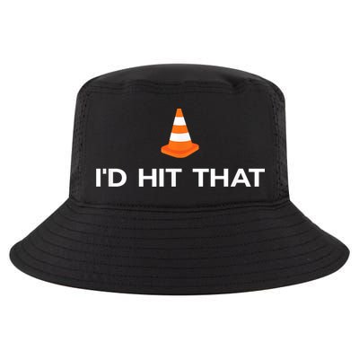 Funny I'd Hit That Traffic Cone Pun Cool Comfort Performance Bucket Hat