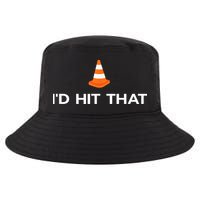 Funny I'd Hit That Traffic Cone Pun Cool Comfort Performance Bucket Hat