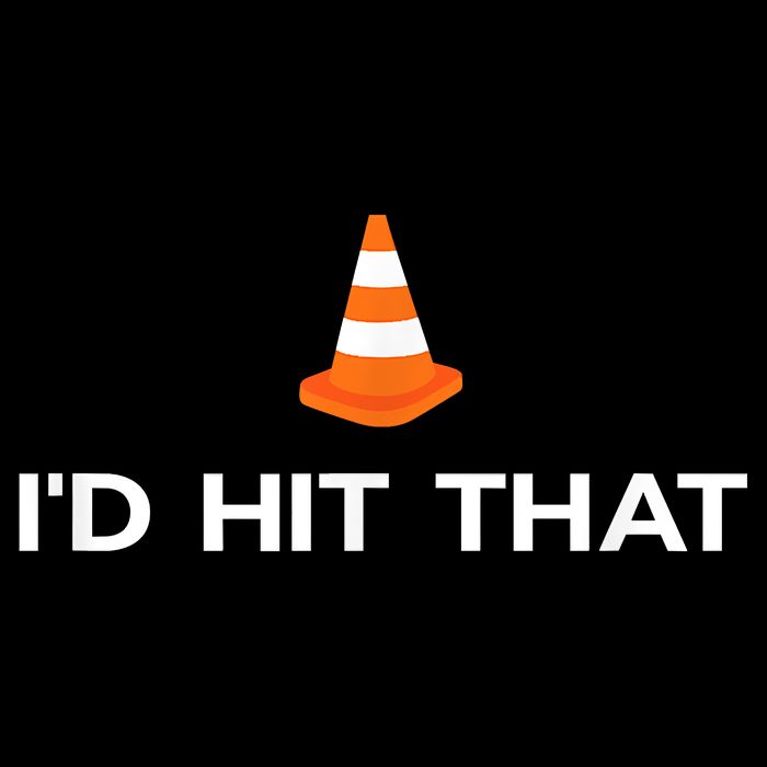 Funny I'd Hit That Traffic Cone Pun Sustainable Bucket Hat
