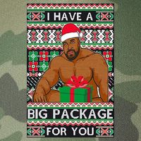Funny I Have A Big Package For You Ugly Christmas Sweater Legacy Tie Dye Trucker Hat
