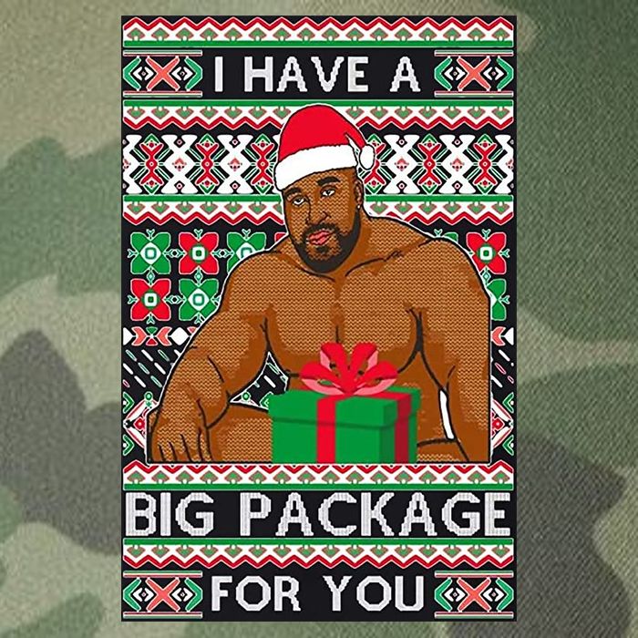 Funny I Have A Big Package For You Ugly Christmas Sweater Legacy Tie Dye Trucker Hat