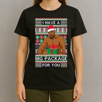 Funny I Have A Big Package For You Ugly Christmas Sweater T-Shirt