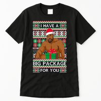 Funny I Have A Big Package For You Ugly Christmas Sweater Tall T-Shirt