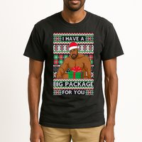 Funny I Have A Big Package For You Ugly Christmas Sweater Tall T-Shirt
