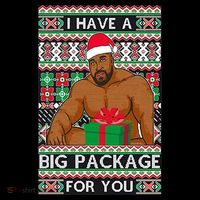 Funny I Have A Big Package For You Ugly Christmas Sweater Impact Tech Backpack
