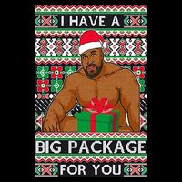 Funny I Have A Big Package For You Ugly Christmas Sweater Mug