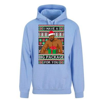 Funny I Have A Big Package For You Ugly Christmas Sweater Unisex Surf Hoodie