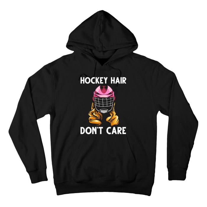 Funny Ice Hockey For Girls Wo Hockey Sport Player Helmet Hoodie