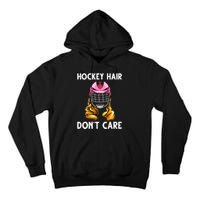 Funny Ice Hockey For Girls Wo Hockey Sport Player Helmet Tall Hoodie