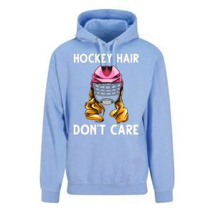 Funny Ice Hockey For Girls Wo Hockey Sport Player Helmet Unisex Surf Hoodie